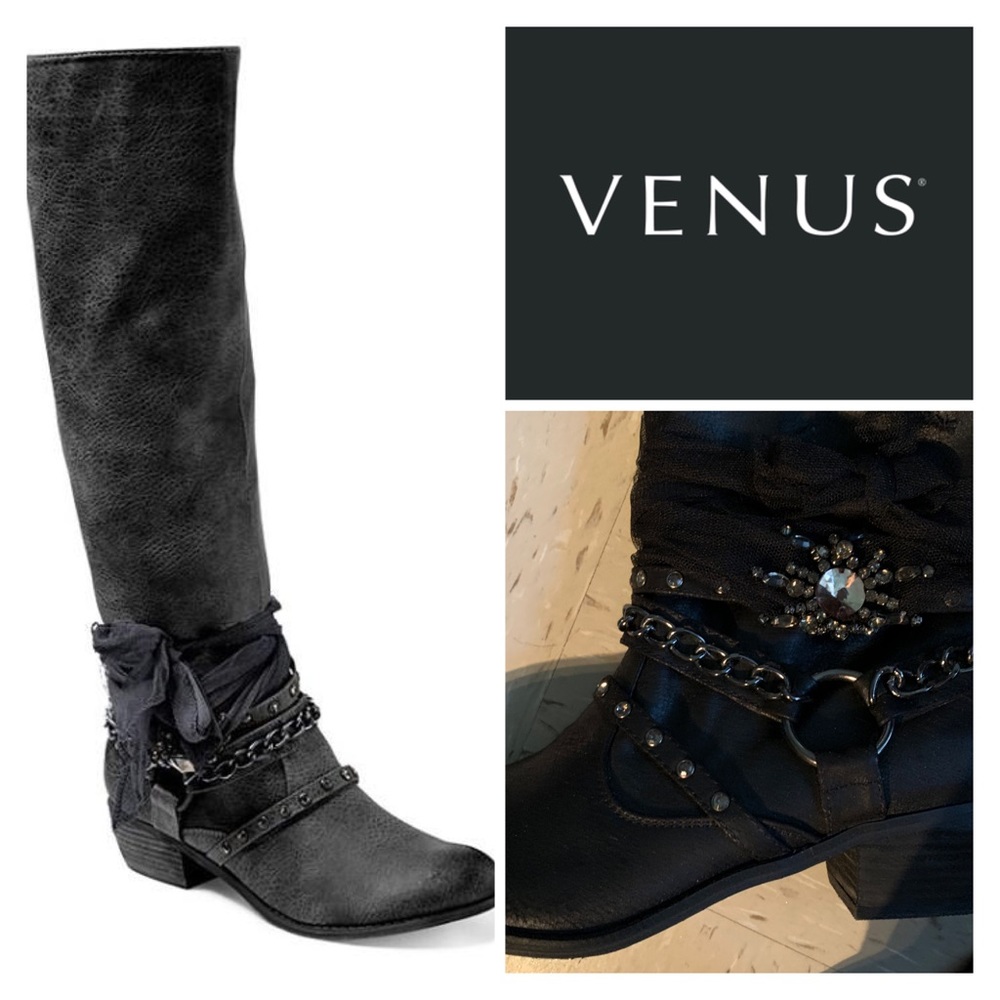 Venus Embellished Western Boots